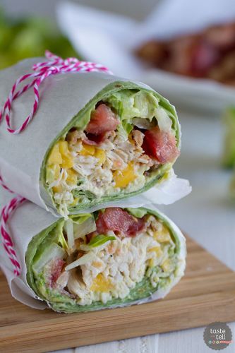 California chicken club wrap