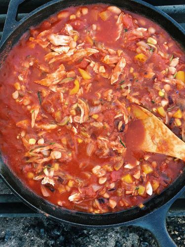 Campfire Chicken Chili