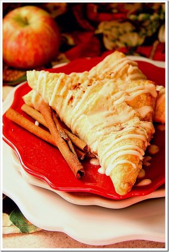 Caramel, Apple and Pumpkin Turnovers