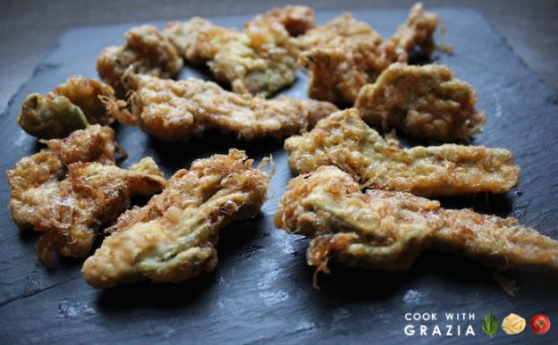 Carciofi Fritti, Deep-Fried Artichoke Hearts