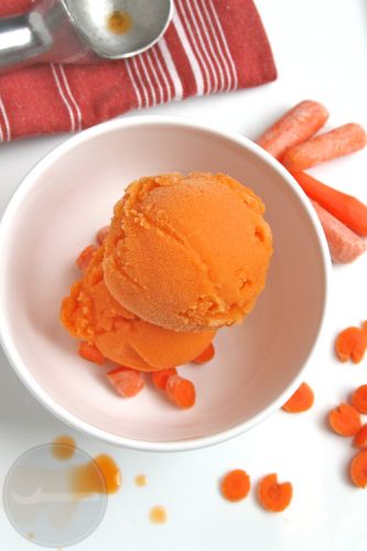 Carrot orange sorbet