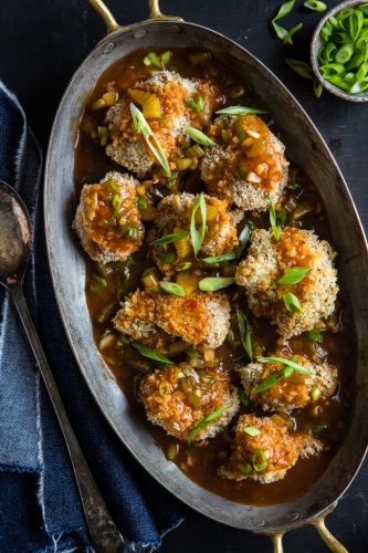 Baked Cauliflower Manchurian