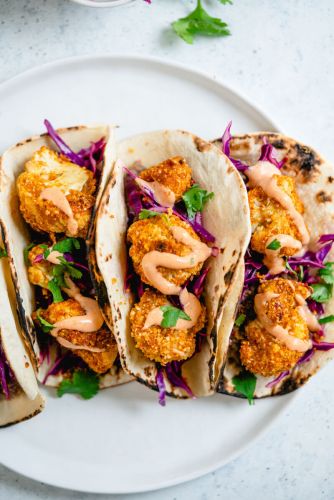 Cauliflower Tacos with Yum Yum Sauce