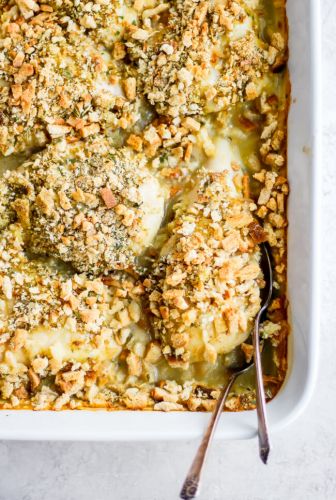 Creamy Swiss Chicken Bake