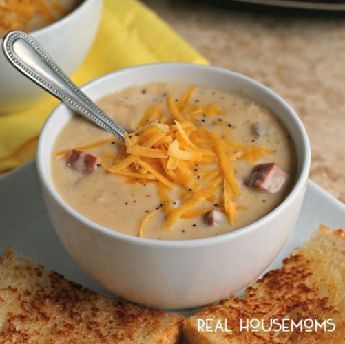 Ham And Potato Cheese Soup