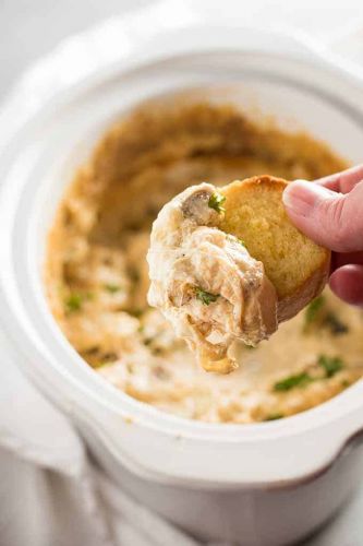 Crockpot Philly Cheese Steak Dip