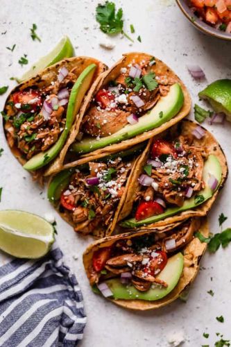 Slow Cooker Chicken Tacos