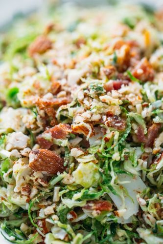 Bacon and Brussels sprout SalAD