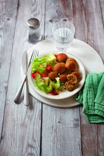 Friday (E): Butternut squash & lentil falafels