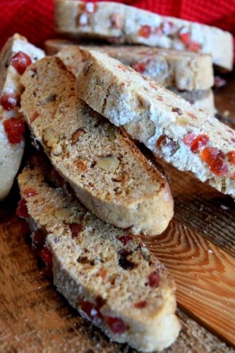 Christmas Fruitcake Biscotti