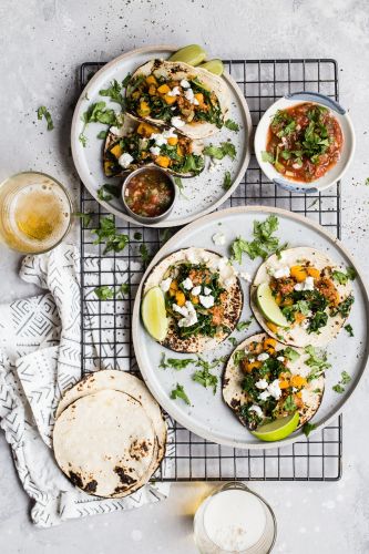 Butternut Squash Chorizo Tacos