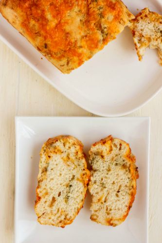 Cheese and dill beer bread