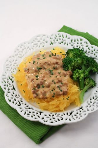 Cheeseburger spaghetti squash