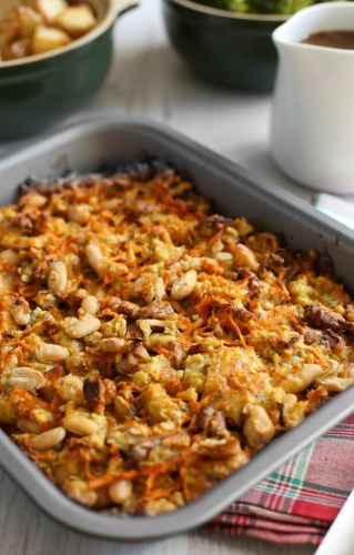 Cheesy Carrot Nut Roast