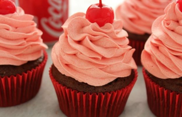 Cherry Coke Cupcakes