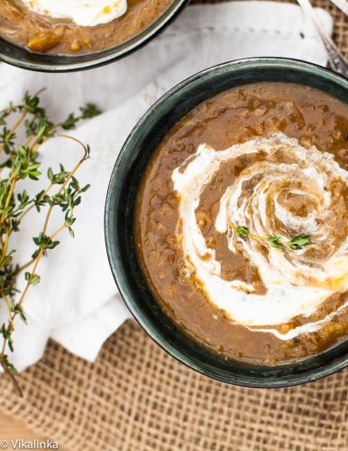 Chestnut coquina squash soup