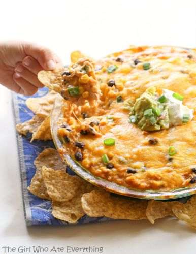 Chicken burrito dip