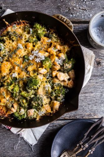 Chicken and Broccoli Skillet Bake