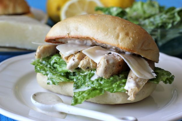 Chicken Caesar Ciabatta Sandwiches