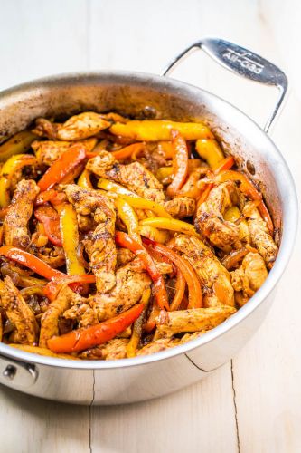 Chicken fajitas