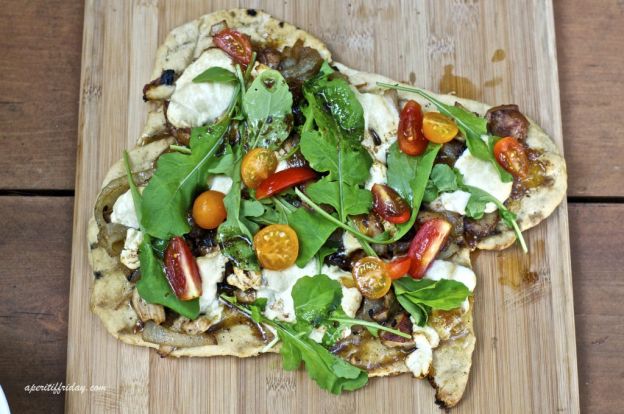 Grilled Chicken Flatbread