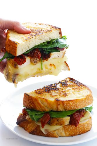 Chicken Florentine Grilled Cheese