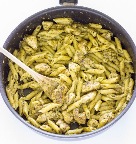 Chicken pesto pasta