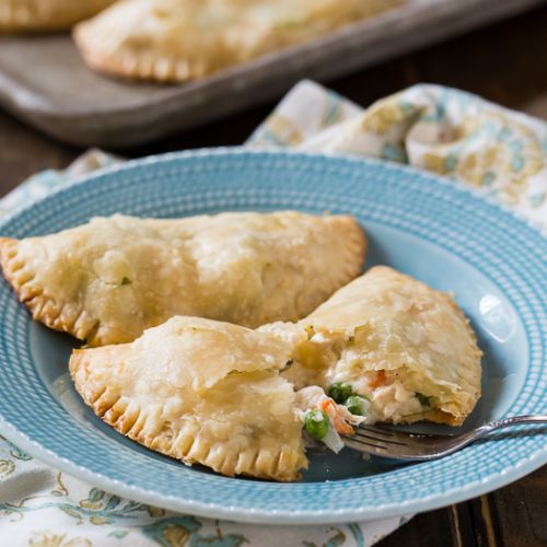 Chicken Pot Pie Turnovers