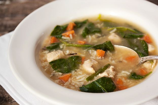 Chicken and rice soup