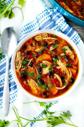 Chicken Stew with Sweet Potatoes and Black Beans