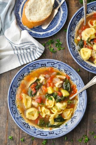 Chicken Tortellini Soup