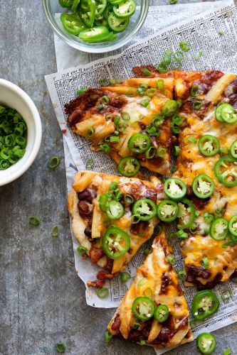 Chili Cheese Fries Pizza