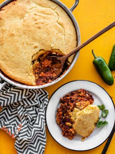 Chili Cornbread Skillet