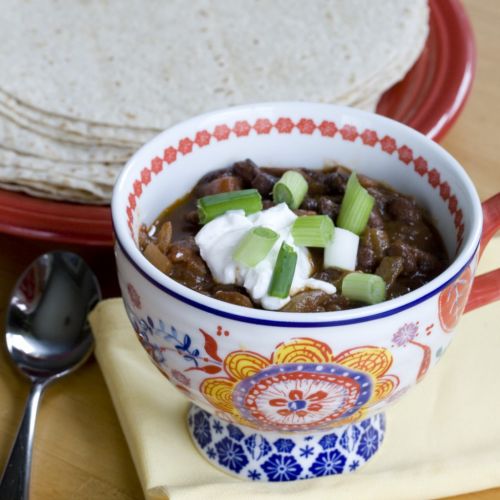 Black Bean Coffee Chili