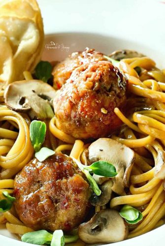 Spaghetti and Meatballs Chinese Style