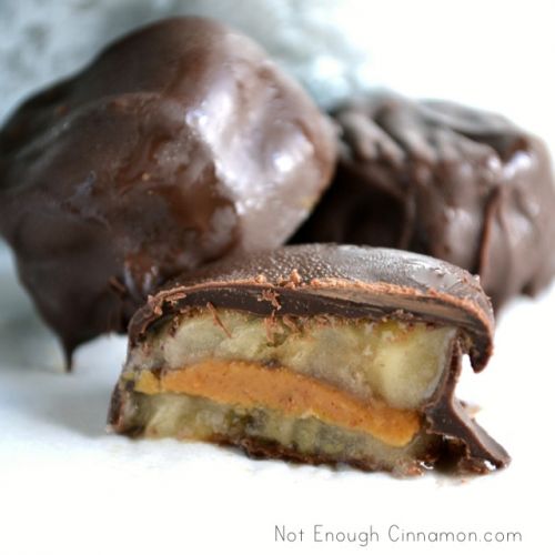 Chocolate-Covered Frozen Peanut Butter Banana Bites