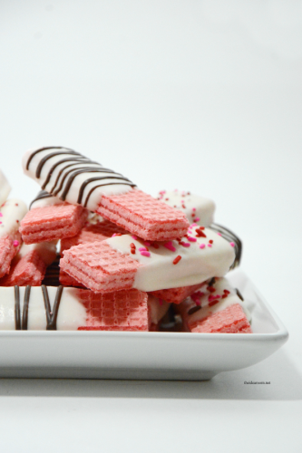 Chocolate Dipped Wafer Cookies