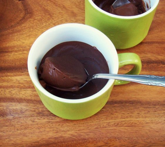 Chocolate Pudding in a Mug