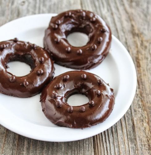 Chocolate mochi donuts