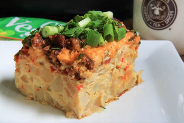 Slow Cooker Chorizo Breakfast Casserole