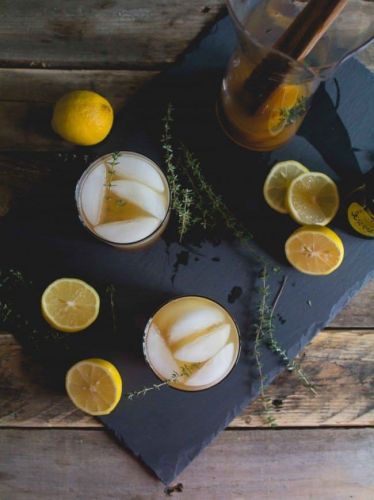 Cider, Thyme & Tonic Mocktail