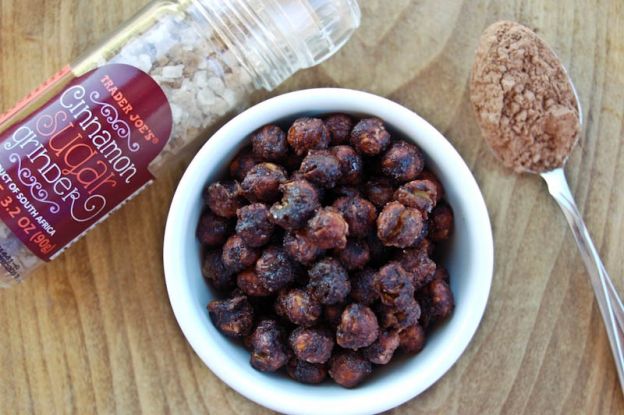 Cocoa Cinnamon Sugar Roasted Chickpeas