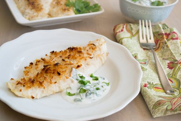 Crispy Coconut Baked Fish Fillets