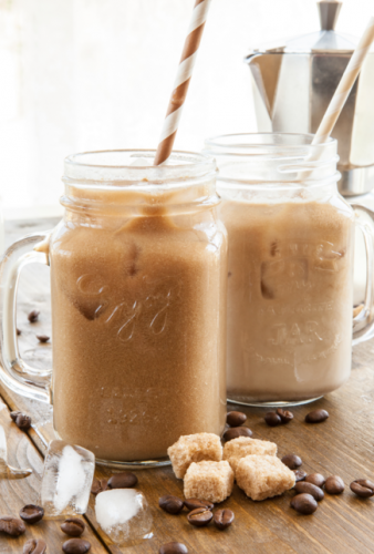 Coffee banana smoothie