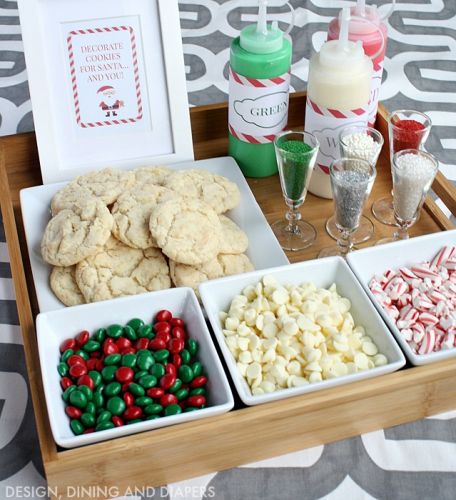 Set up a cookie decorating station