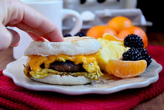 Copycat McDonald's Sausage, Egg & Cheese McMuffin