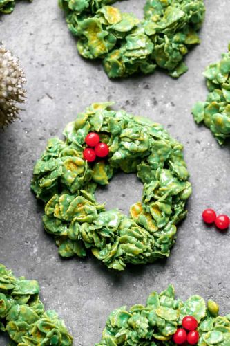 Christmas Cornflake Wreaths