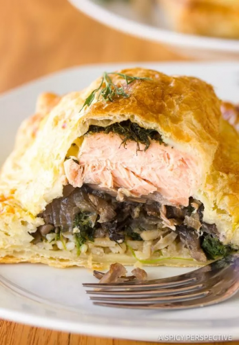 Russia - Coulibiac (Russian Salmon Pirog)