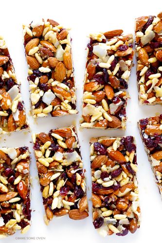 Cranberry almond protein bars