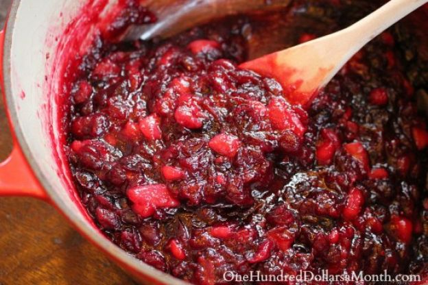 Cranberry Cinnamon Pear Sauce